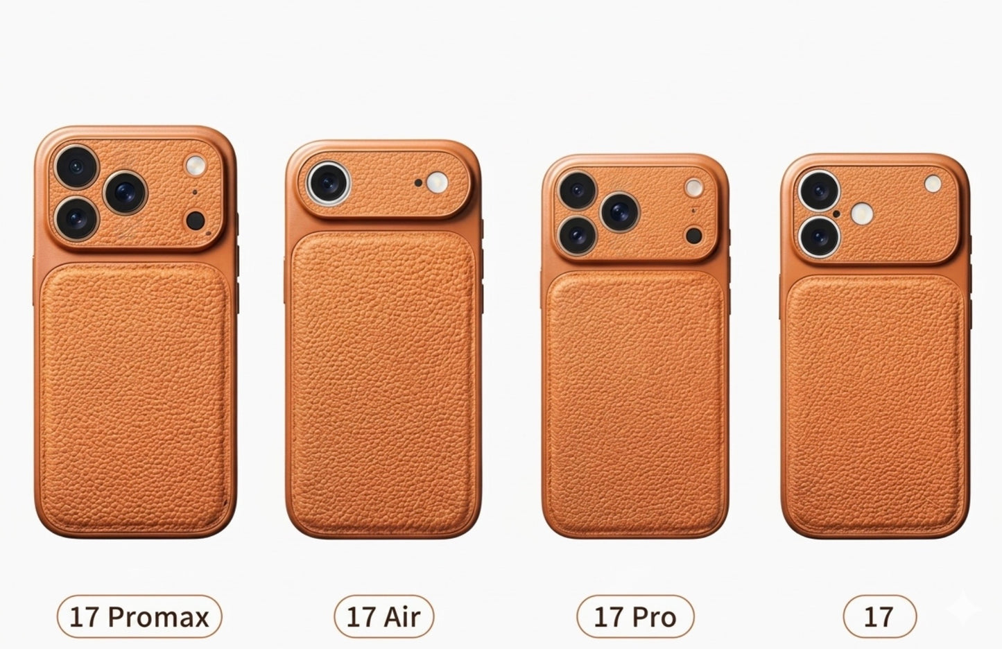 Coque iPhone en Cuir Personnalisée – Initiales Dorées
